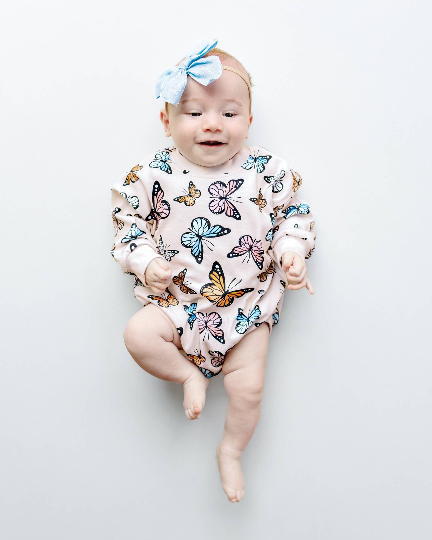 Lucky Panda Kids - Bubble Romper | Butterflies