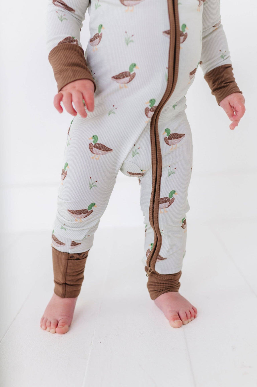 Kiki + Lulu - Duck, Duck Cute Ribbed Convertible Footies
