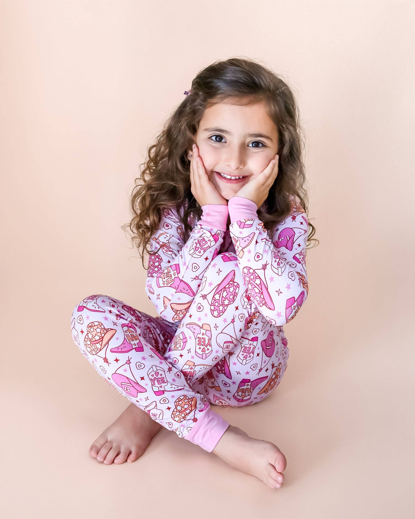 Lucky Panda Kids - Bamboo Two Piece Set | Cowgirl