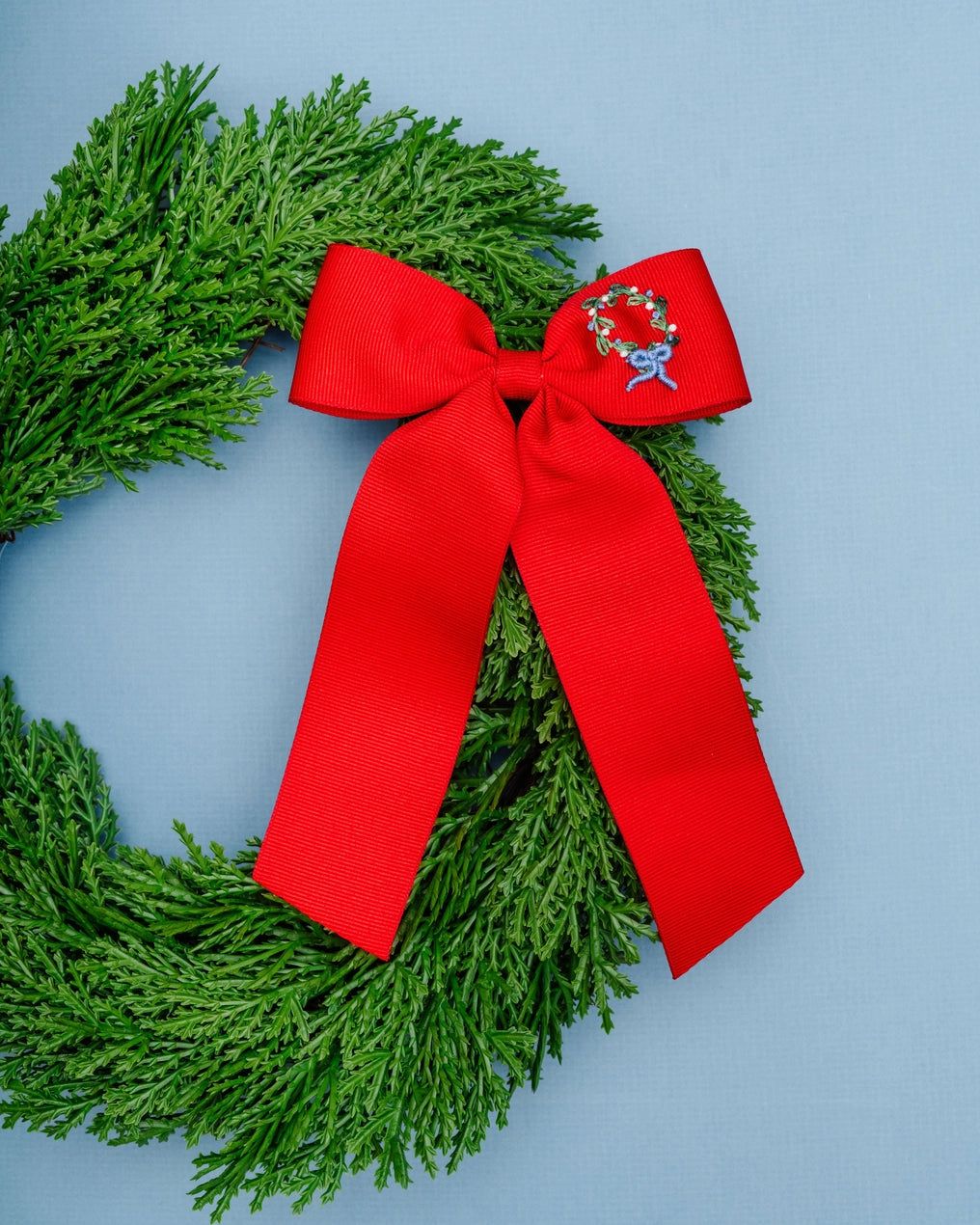 Winn and William - Christmas Wreath Bow