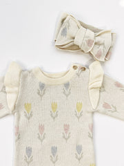 Luna + Luca - Tulip Jacquard Jumpsuit