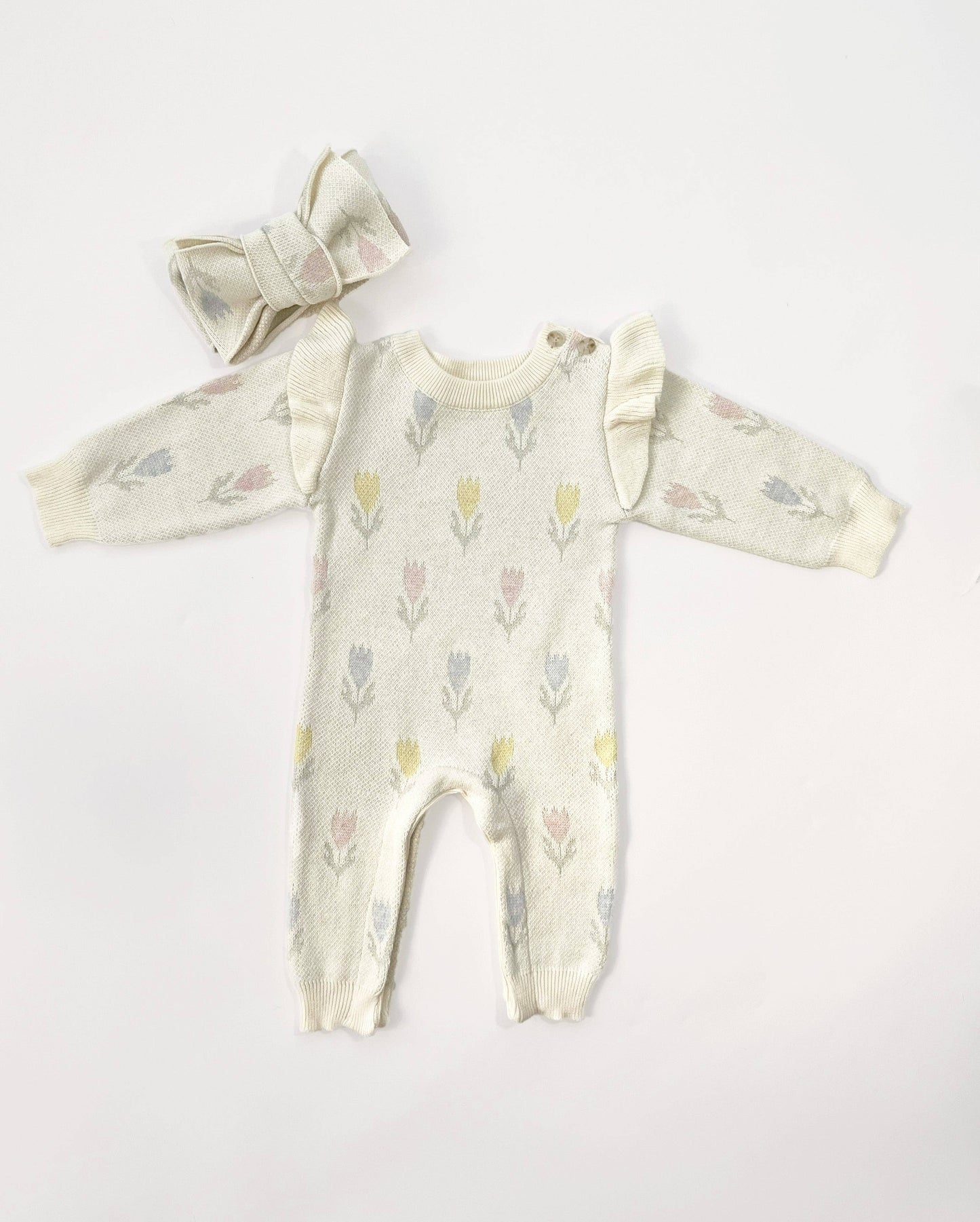 Luna + Luca - Tulip Jacquard Jumpsuit