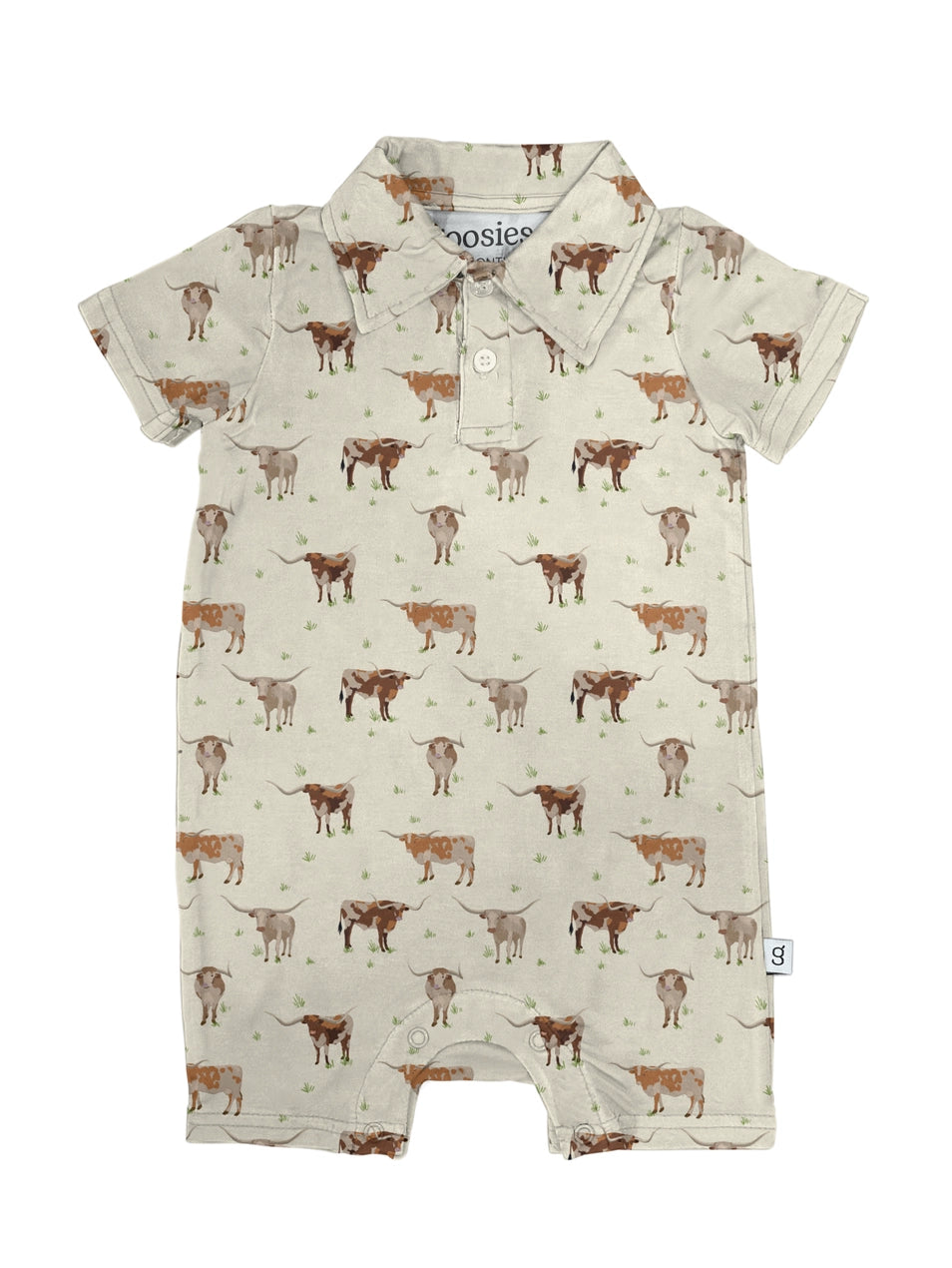 Longhorns Cows - Polo Romper