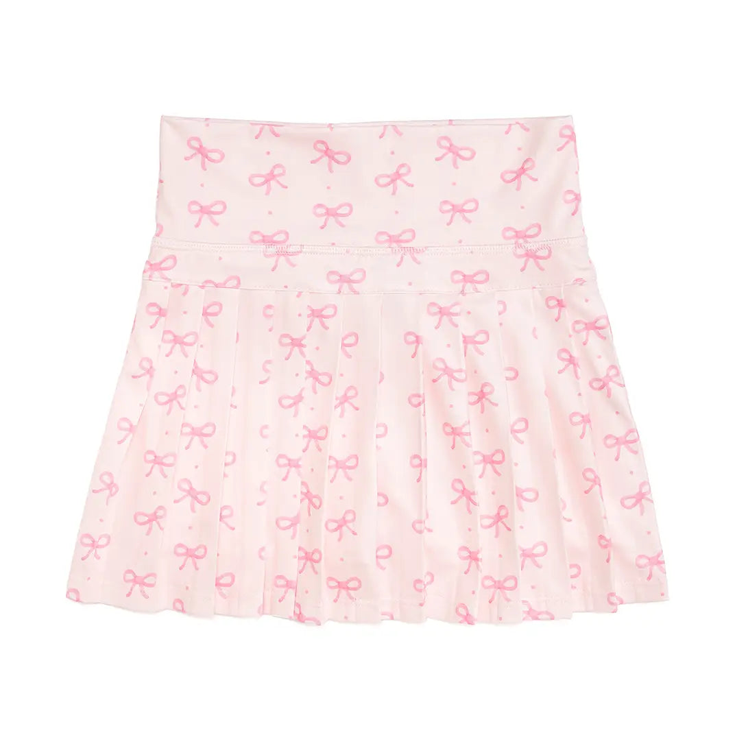 Sweet Wink - Pink Bow Athletic Skort