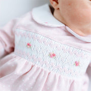 Magnolia Baby - Mia's Classics Smocked Footie - Pink