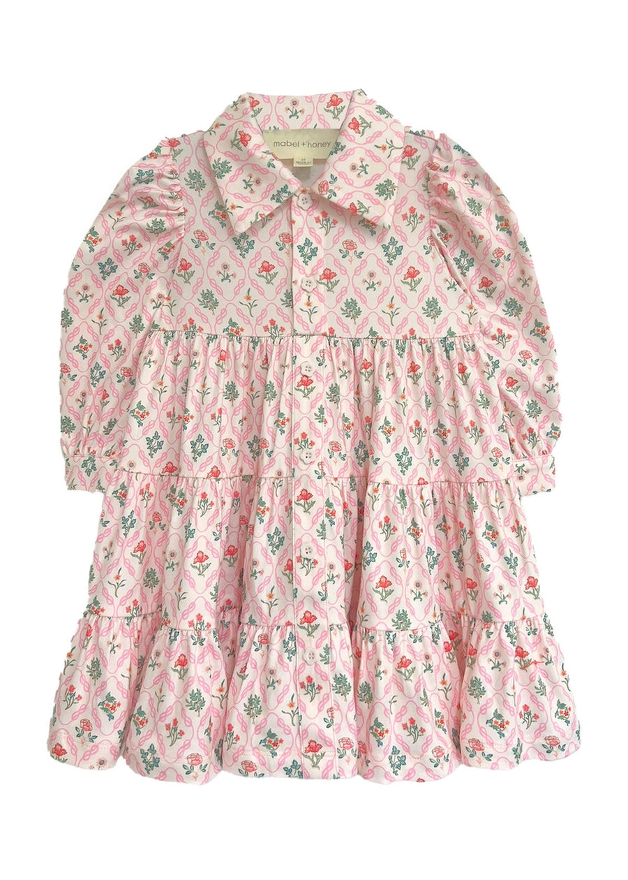 Dixie Pink Floral Dress