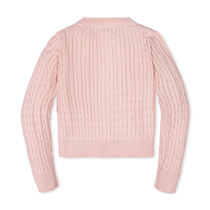 Hope and Henry - Organic Classic Cable Cardigan