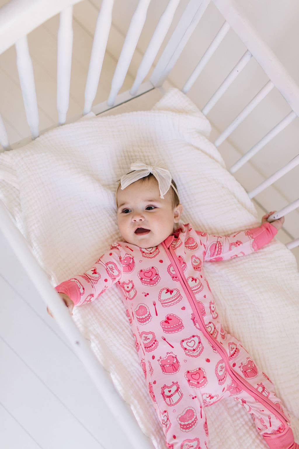 Ollie Jay - Zippy Bamboo Baby PJ in Eat Your Heart Out