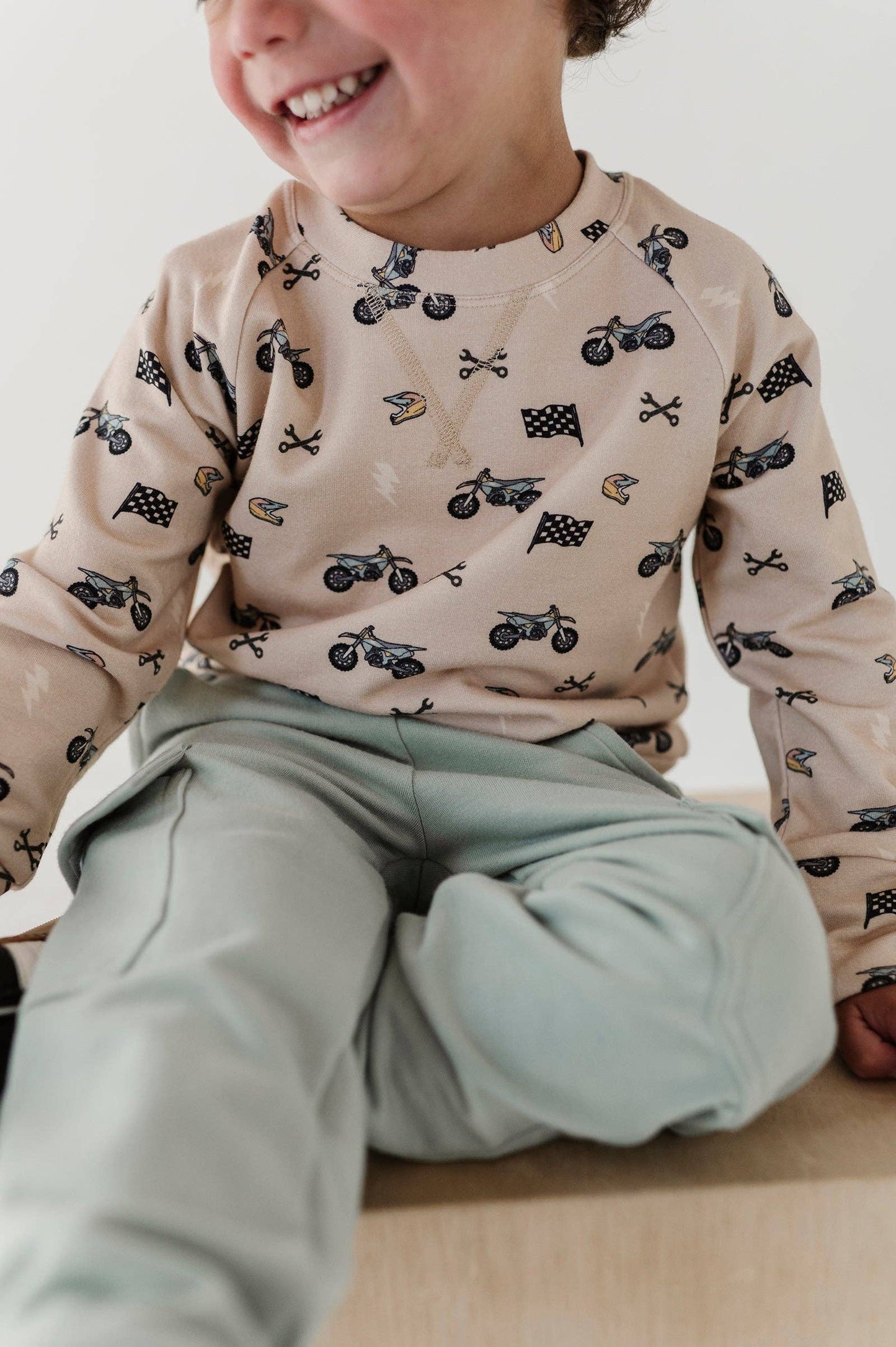 babysprouts clothing company - Babysprouts Boy's Raglan Sweatshirt