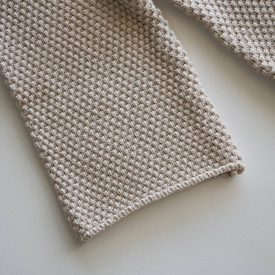 Atlas Grey - Organic Knit Wideleg Pant