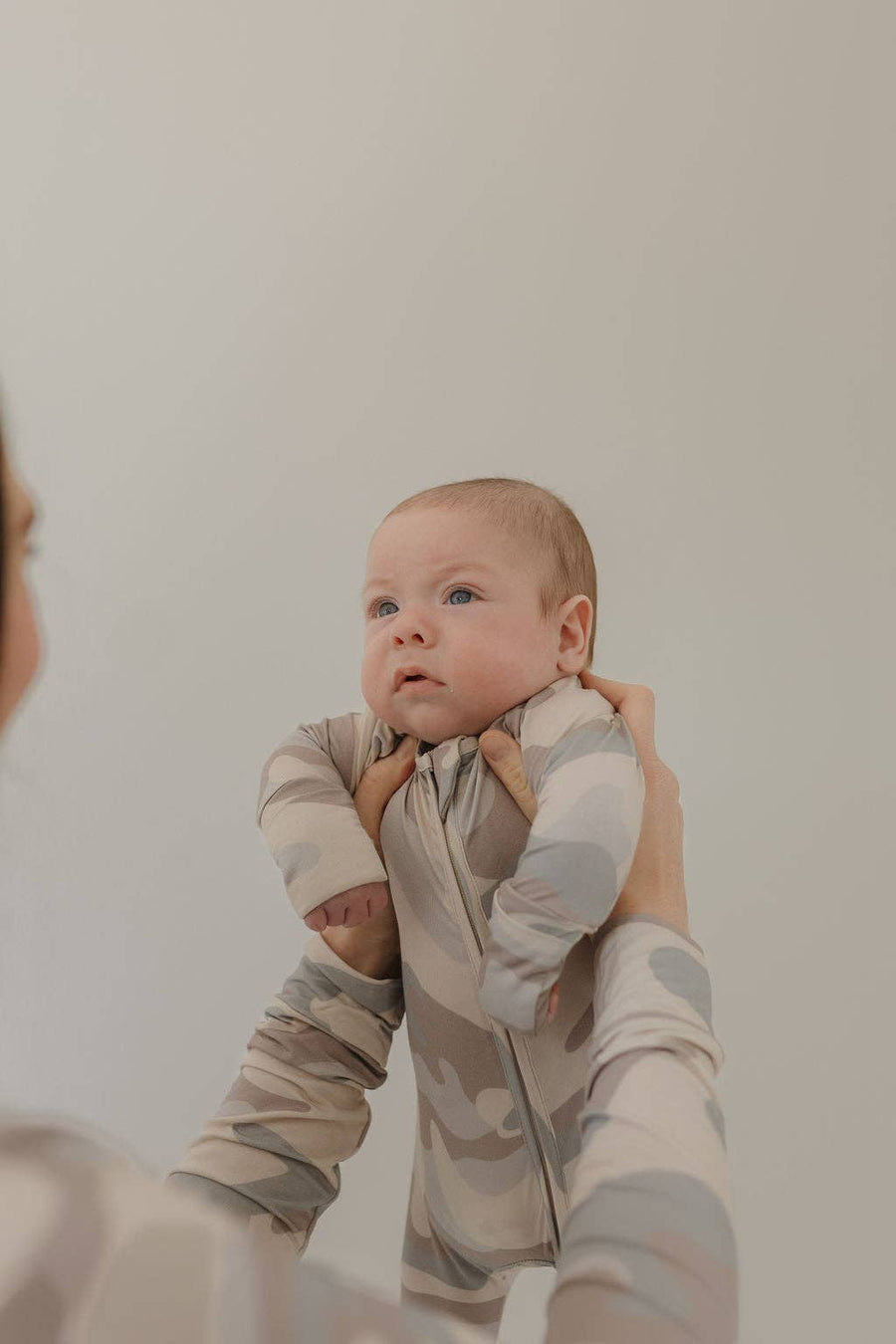 Forever French Baby - Bamboo Zip Pajamas | Camo