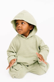 Little One Shop - Sage Mist Waffle Cargo Set