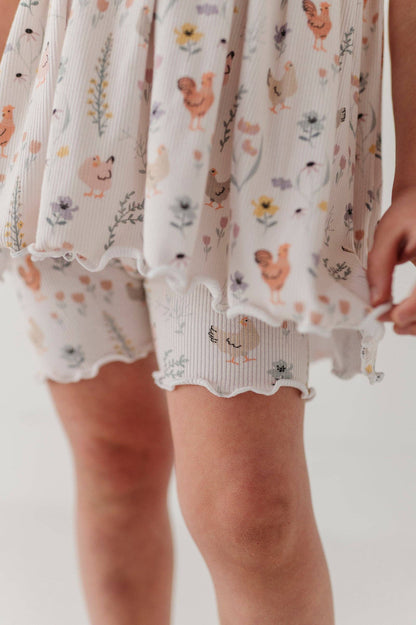 babysprouts clothing company - Chicken Girl's Babydoll Set