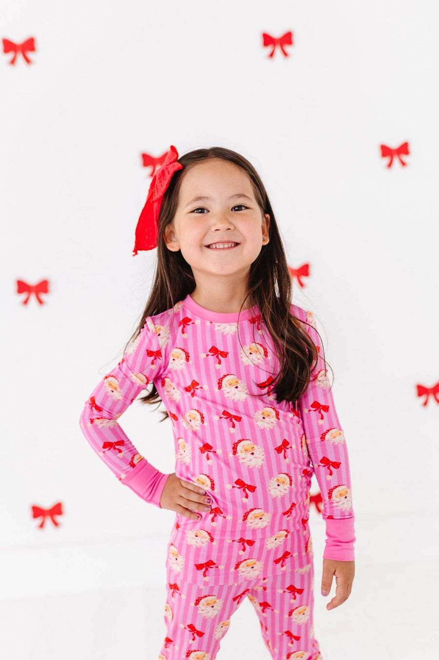 Kiki + Lulu - Santa Soirée Kids Pajamas