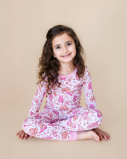 Lucky Panda Kids - Bamboo Two Piece Set | Cowgirl