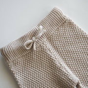 Atlas Grey - Organic Knit Wideleg Pant