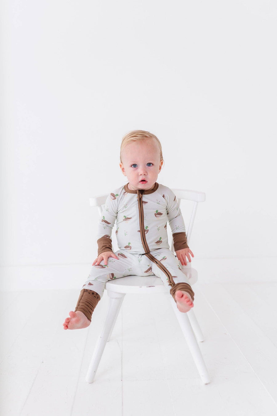 Kiki + Lulu - Duck, Duck Cute Ribbed Convertible Footies