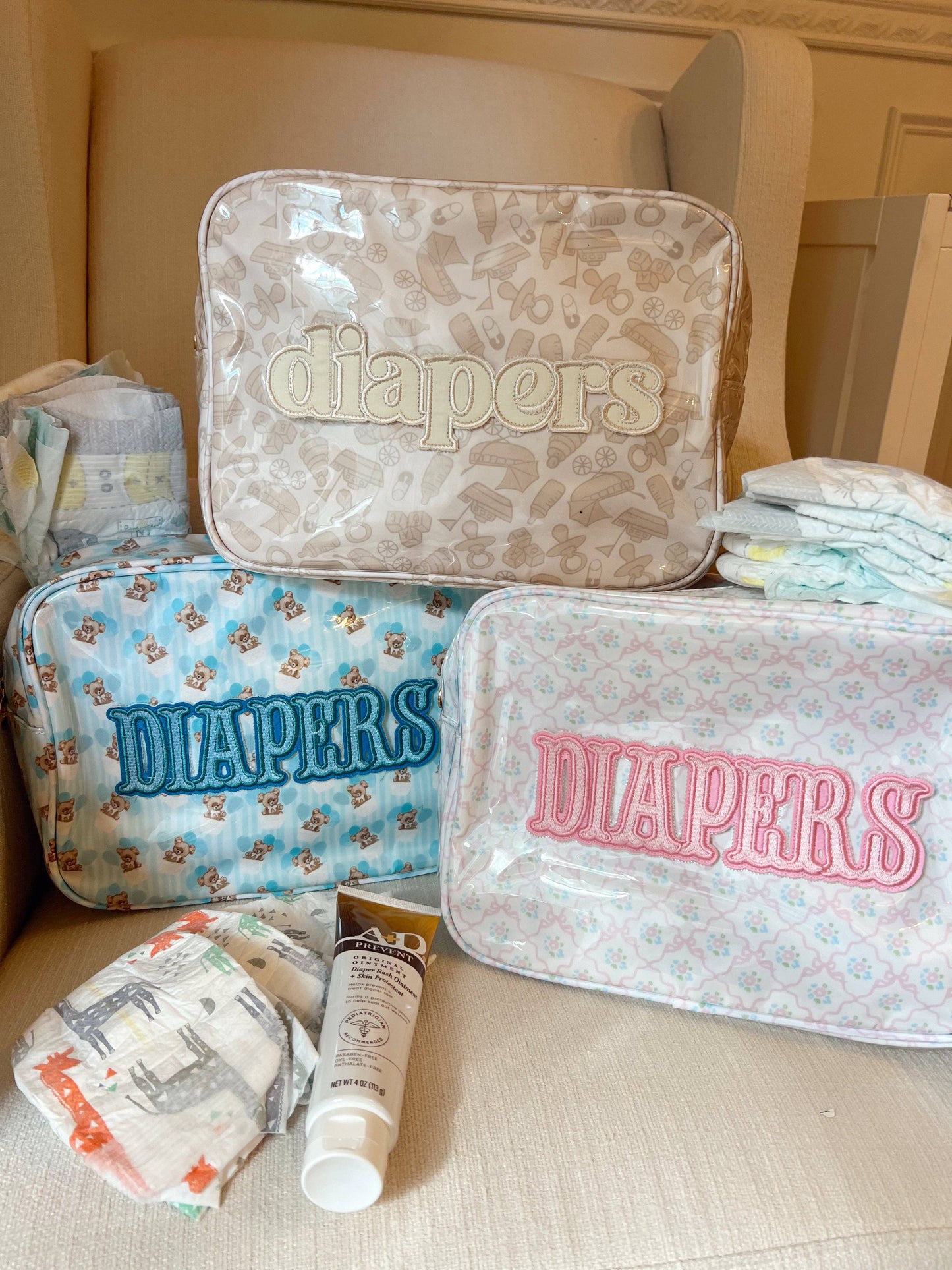 KENZKUSTOMZ - Diapers XL - Clear Coat Bag