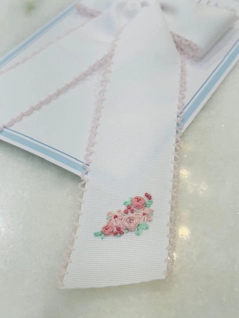 Winn and William - Bunch of Blooms Bow - Pink