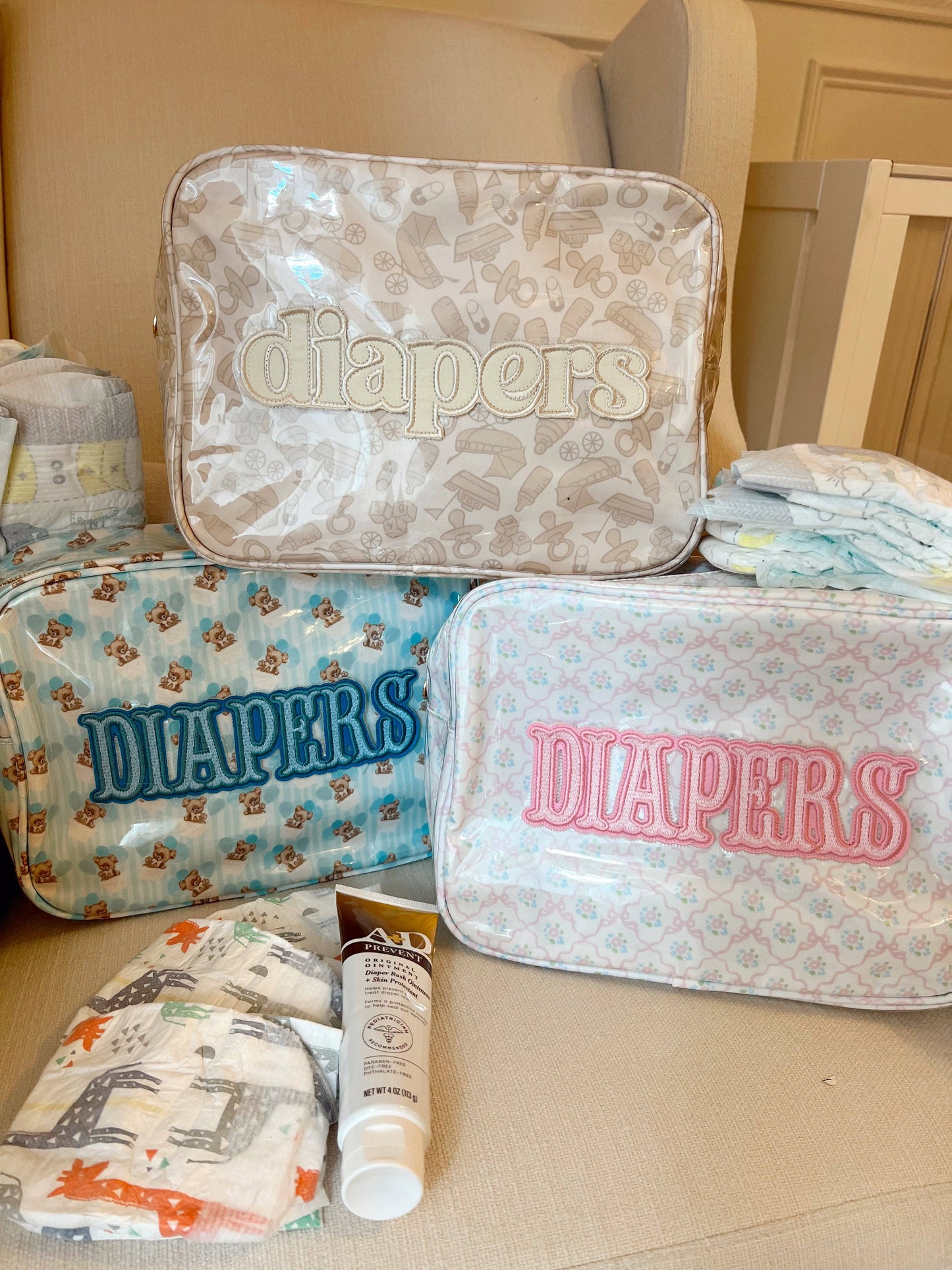 KENZKUSTOMZ - Diapers XL - Clear Coat Bag