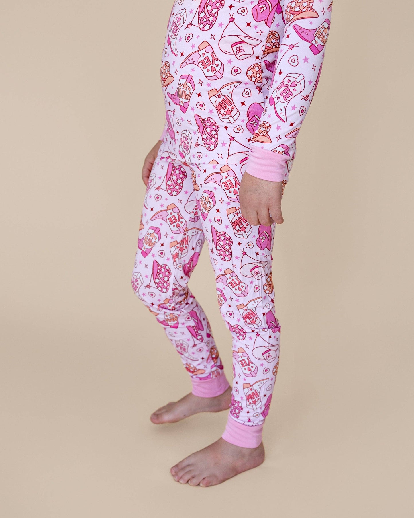 Lucky Panda Kids - Bamboo Two Piece Set | Cowgirl