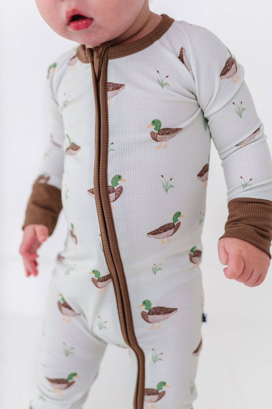 Kiki + Lulu - Duck, Duck Cute Ribbed Convertible Footies