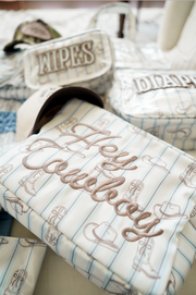 KENZKUSTOMZ - Hey Cowboy - Western Blues Striped XL Bag 