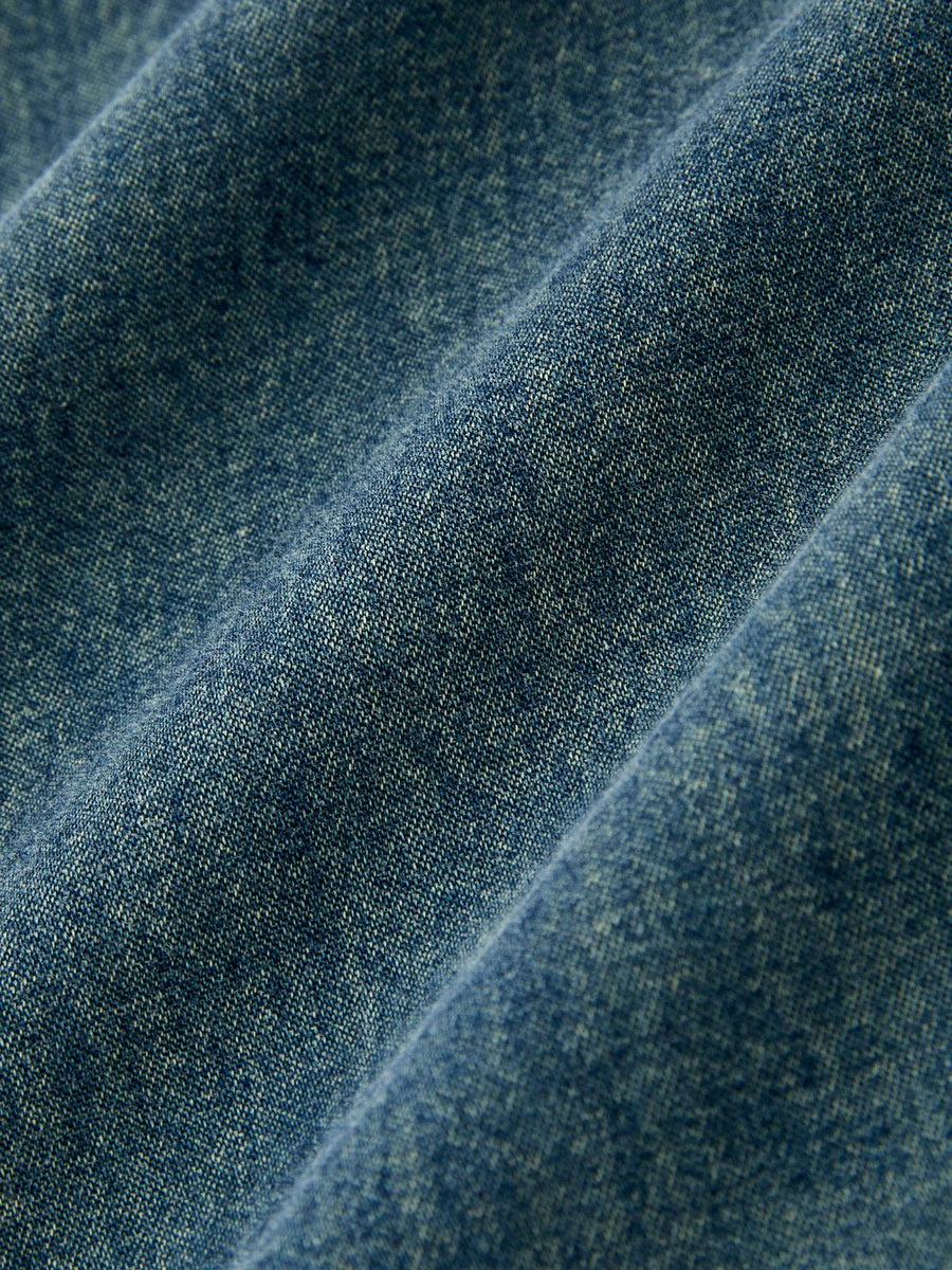 Rylee Faith Designs - Vintage Denim Ruffle Dress