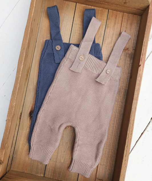 OLIVE & CRADLE - Phineas Knitted Suspender Pants