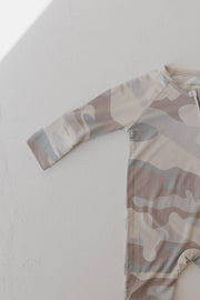 Forever French Baby - Bamboo Zip Pajamas | Camo