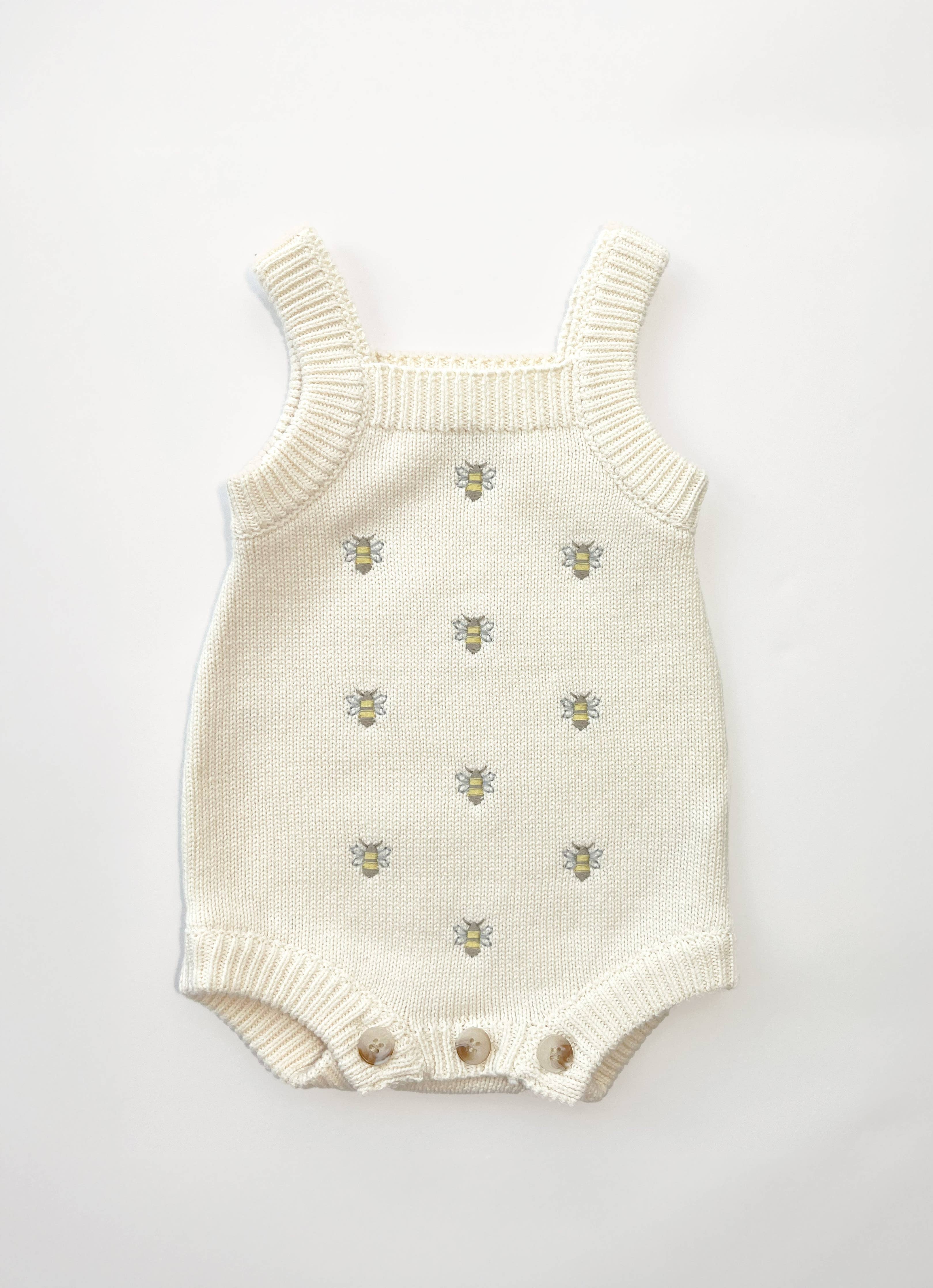 Luna + Luca - Busy Bee Romper