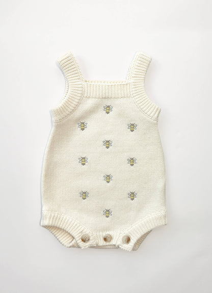 Luna + Luca - Busy Bee Romper