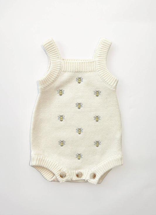 Luna + Luca - Busy Bee Romper