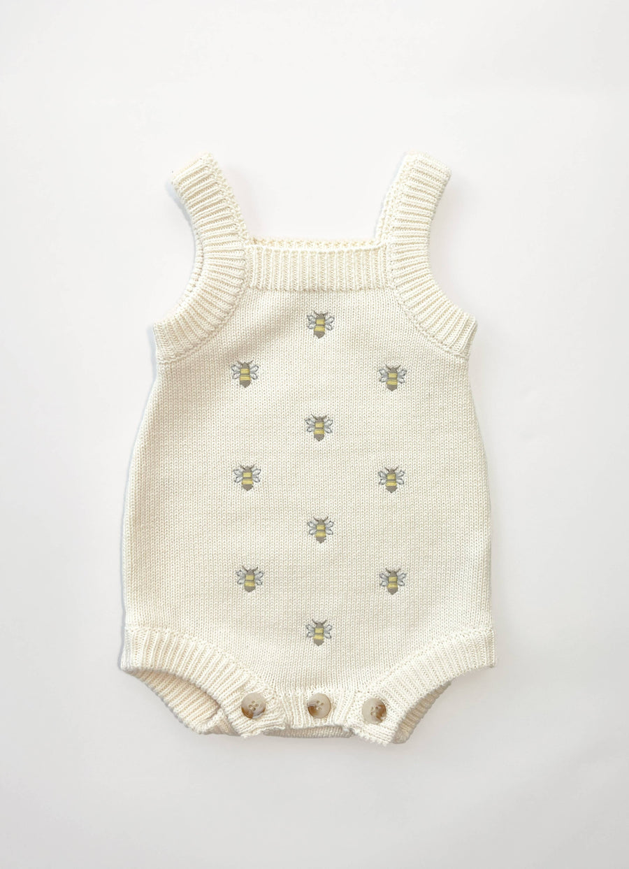 Luna + Luca - Busy Bee Romper