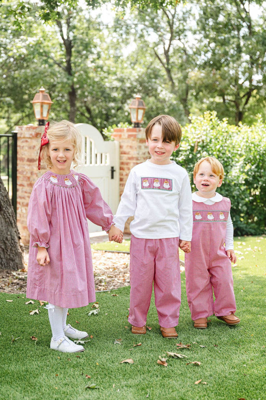 Ruth and Ralph - Cowboy Santa Smocked Norman Longall