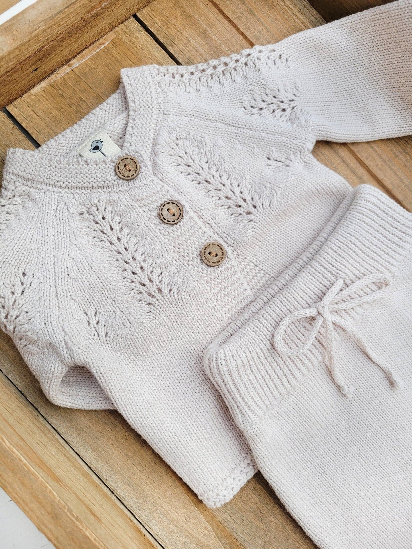 OLIVE & CRADLE - Olesya Cotton Knit Sweater