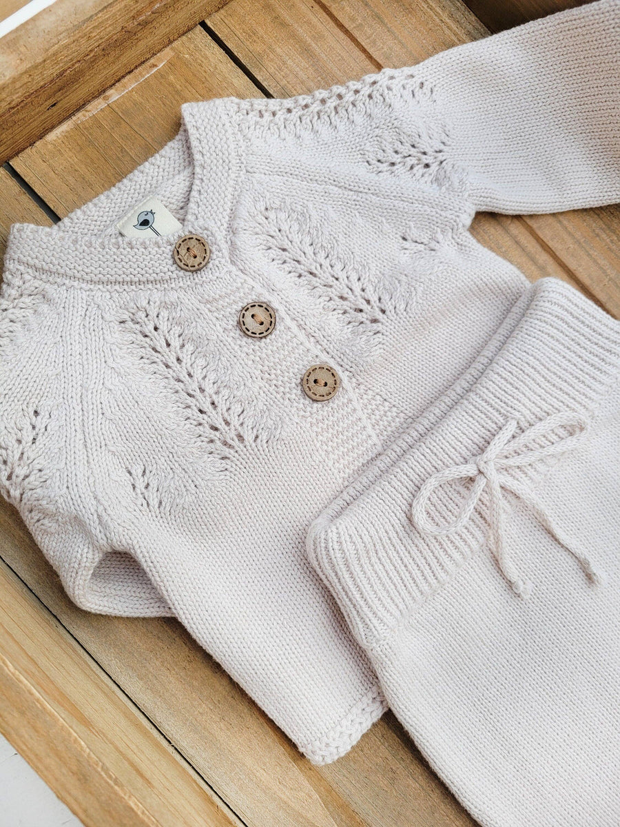 OLIVE & CRADLE - Olesya Cotton Knit Sweater