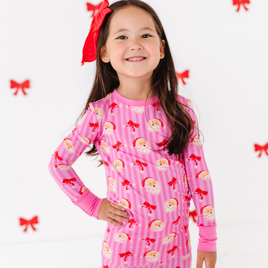 Kiki + Lulu - Santa Soirée Kids Pajamas