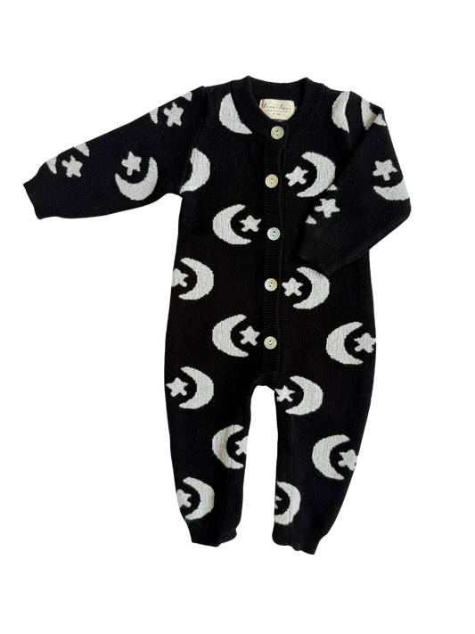 Luna + Luca - Midnight Sky Jacquard Jumpsuit