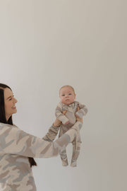 Forever French Baby - Bamboo Zip Pajamas | Camo
