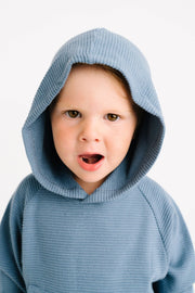 Little One Shop - Dusty Blue Waffle Cargo Set