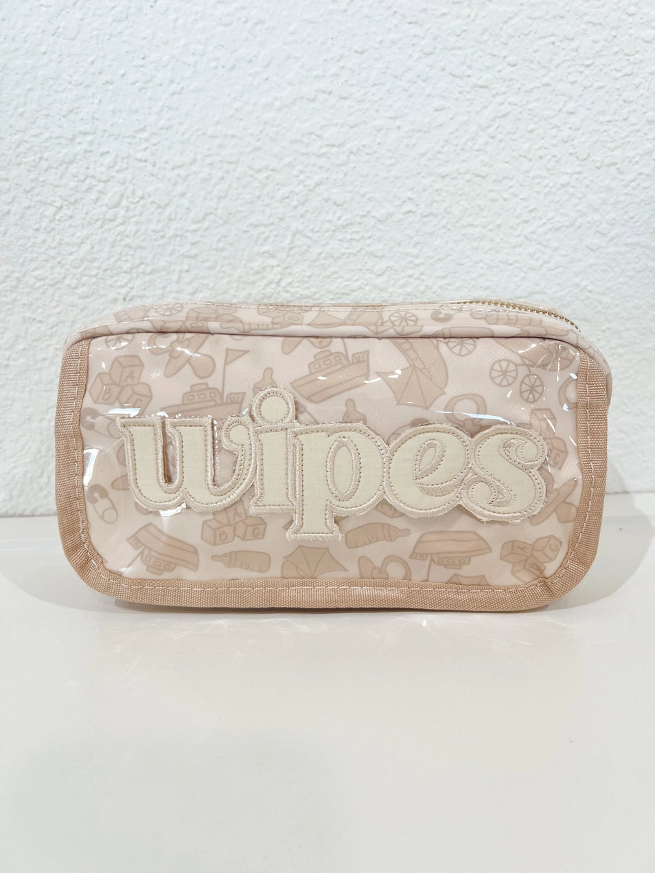 KENZKUSTOMZ - Wipes Pouch - Clear Coat Bag Tan
