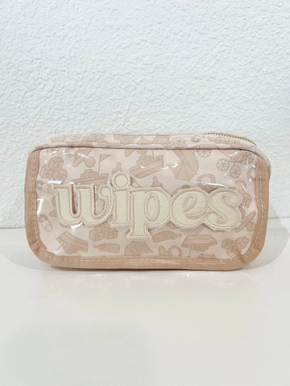KENZKUSTOMZ - Wipes Pouch - Clear Coat Bag Tan