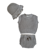 Luna + Luca - Summer Tank Set - Heather Beige