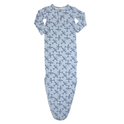 Sweet Bamboo - Knotted Gown - Blue Airplane