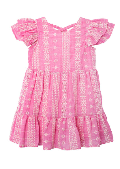 mabel + honey - Pinkalicious Short Sleeve Dress