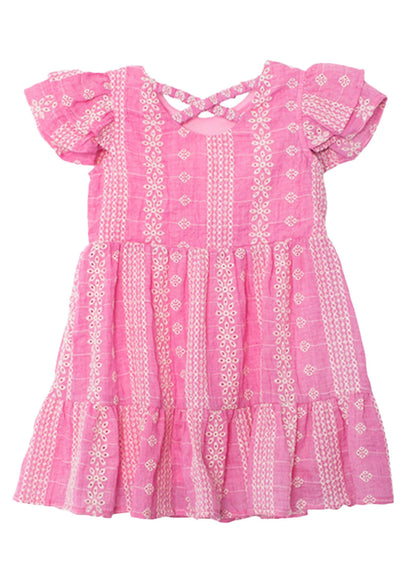 mabel + honey - Pinkalicious Short Sleeve Dress
