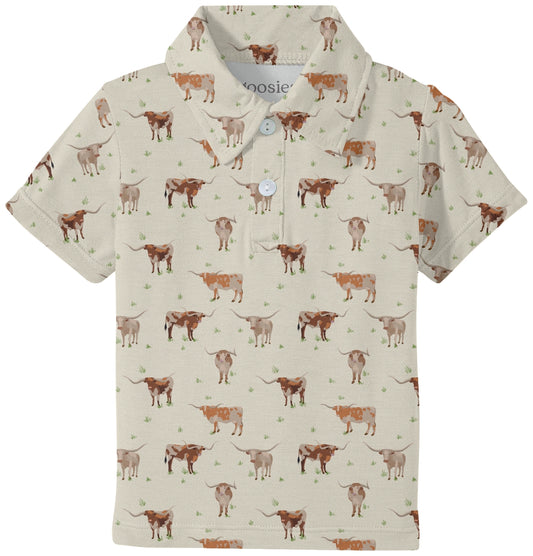 Longhorns Cows - Polo Shirt