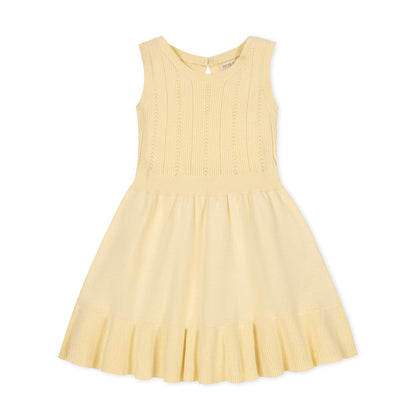 Hope and Henry - Organic Flounce Hem Sweater Dress