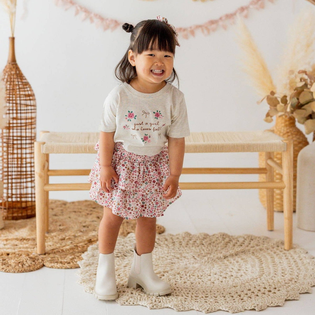 Sweet Wink - Just A Fall Girl Short Sleeve T-Shirt - Kids Clothing